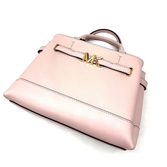 Michael Kors Reed Small Satchel Crossbody Bag Powder Blush - Picture 6 of 13